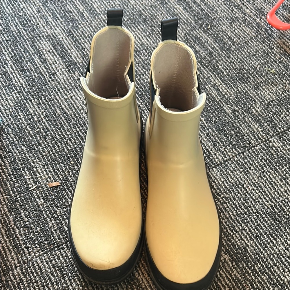 Stylish Tan Combat Boots